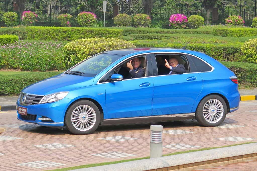 Mayor and Mike Bonin test drive BYD