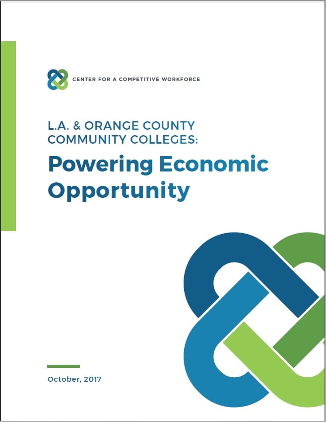 Report: Community Colleges and Middle-Skill Talent in LA Region, from Center for a Competitive Workforce