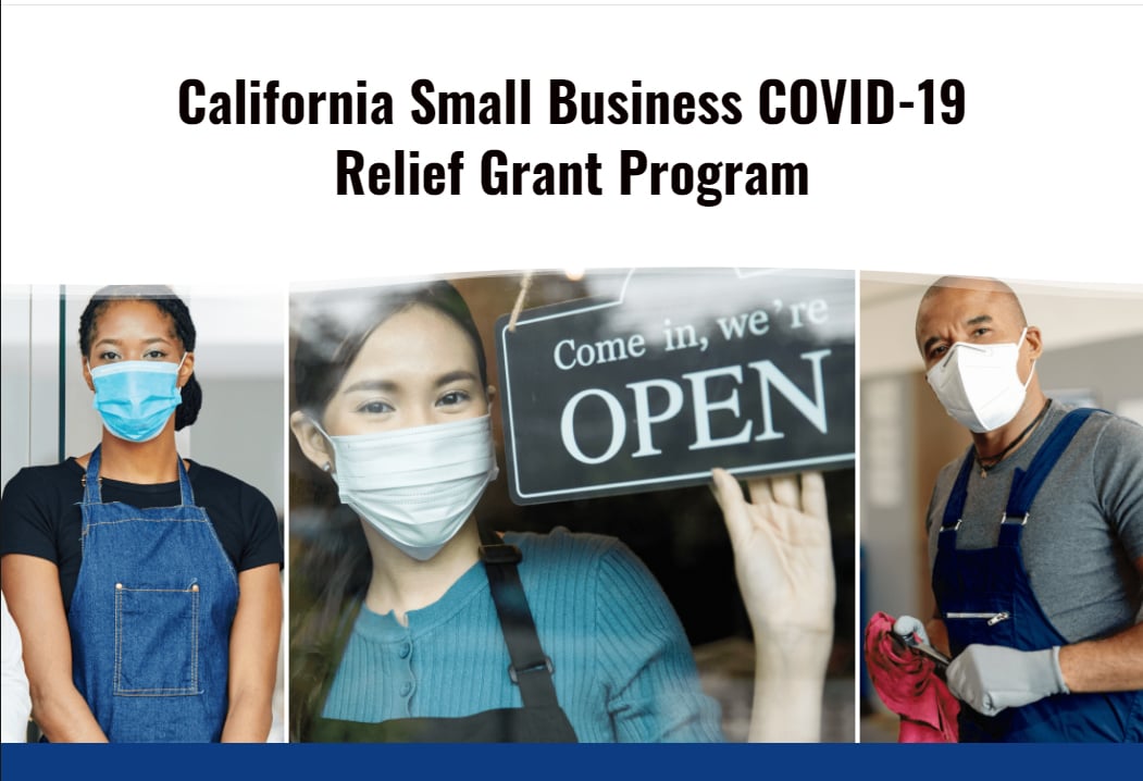 How to apply for CA Relief Grant: webinars for Small Business – Register!