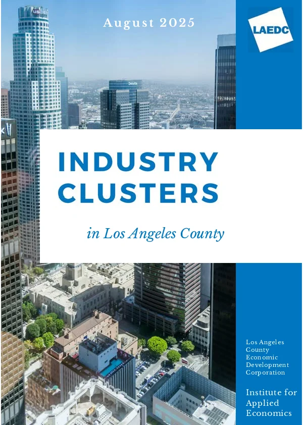 Industry Clusters In Los Angeles County