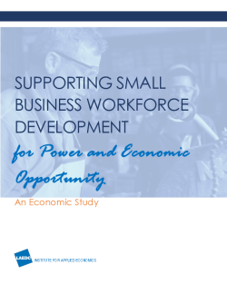 Supporting Small Business For Power and Economic Opportunity