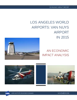 Economic Impact Study: Van Nuys Airport