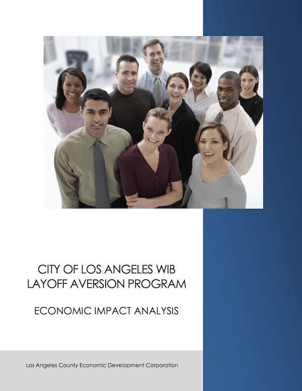 Los Angeles City Workforce Investment Board: Layoff Aversion Program FY 2012