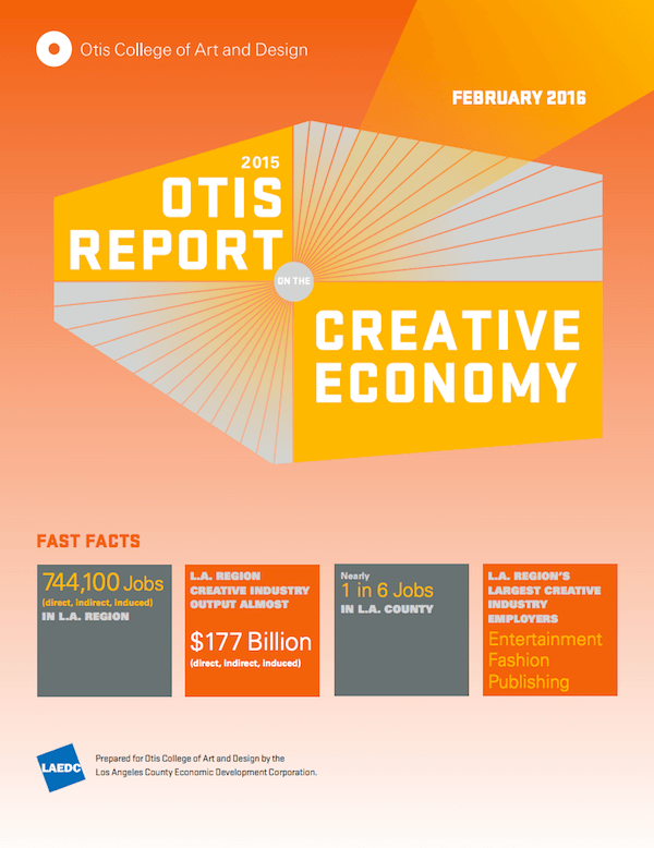 Otis Report on the Creative Economy of California and the Los Angeles Region