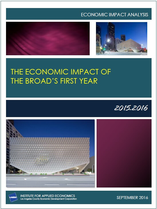 The Broad Museum: Economic Impact of First Year of Operations