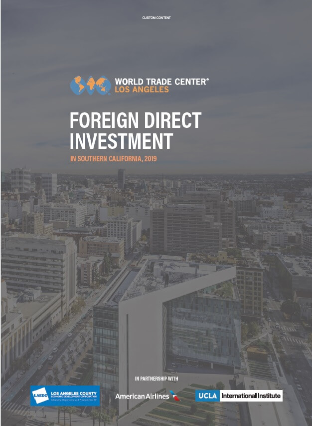 Foreign Direct Investment in Southern California, 2019