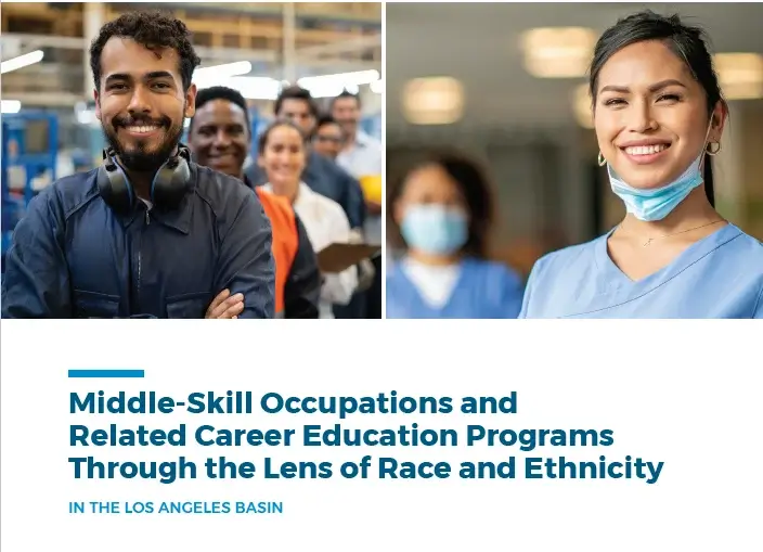 Middle-skill occupations and related career education programs through the lens of race and ethnicity