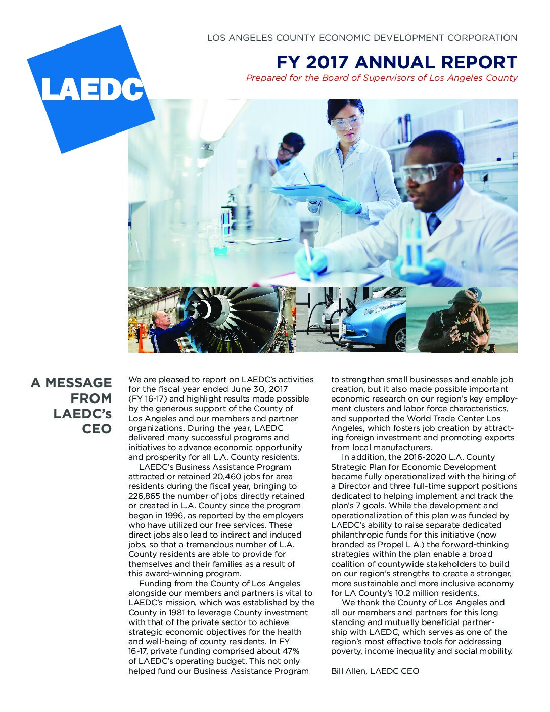 LAEDC  Los Angeles County Economic Development Corporation